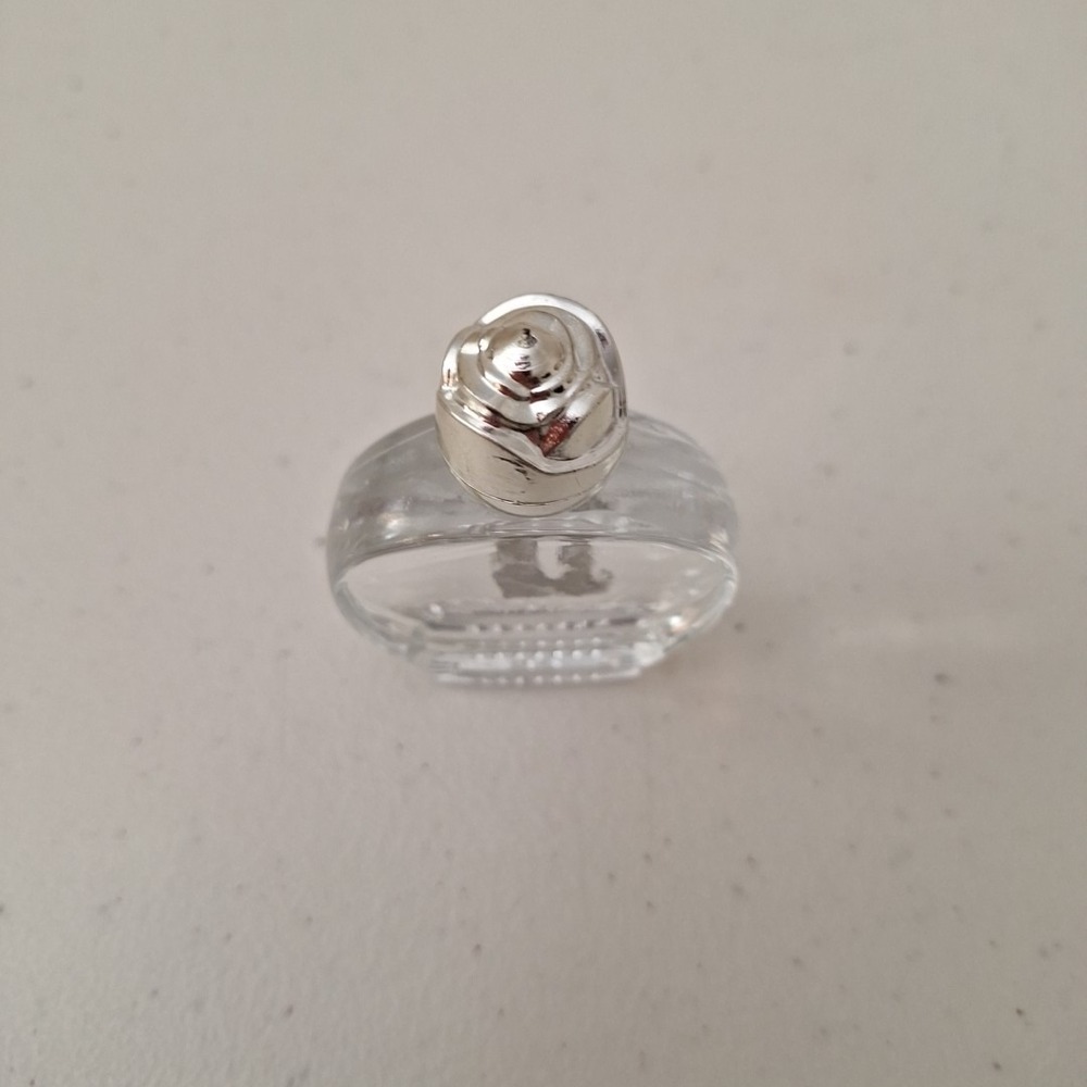 Lourdes French Catholic bottle Of Holy Water Mother Mary in Silver plated - Picture 9 of 10